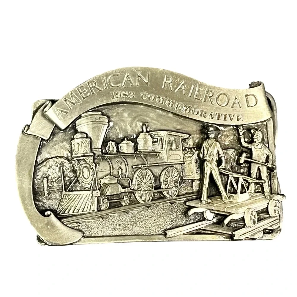 Arroyo Grande American Railroad 1983 Commemorative Belt Buckle Limited Edition